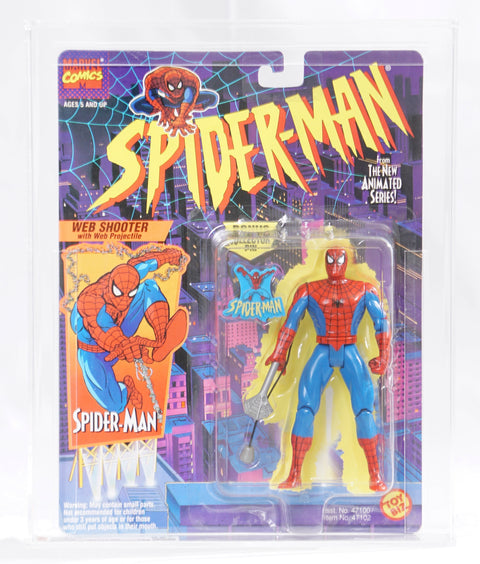 1994 Toy Biz Spiderman Web Shooter Spiderman CAS 85+