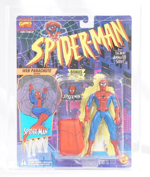 1994 Toy Biz Spiderman Web Parachute Spiderman CAS 90