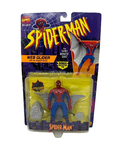 1995 Animated Spiderman Web Glider Spiderman
