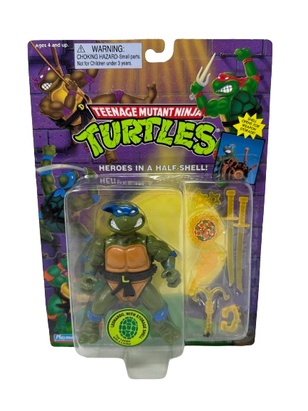 1994 Teenage Mutant Ninja Turtles TMNT Black Belt Storage Shell Leonardo
