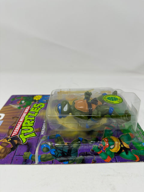 1994 Teenage Mutant Ninja Turtles TMNT Black Belt Storage Shell Leonardo