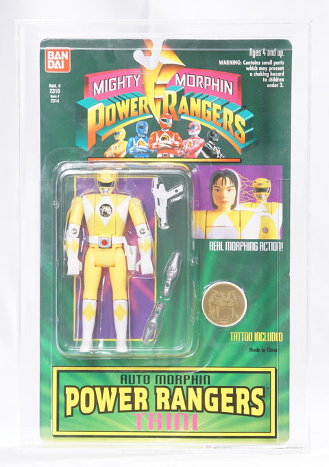 1994 Mighty Morphin Power Rangers Yellow Ranger CAS 90