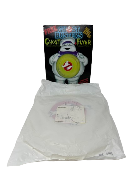 Ghostbusters Mail Away Ghost Flyer Frisbee w/ FLYER!