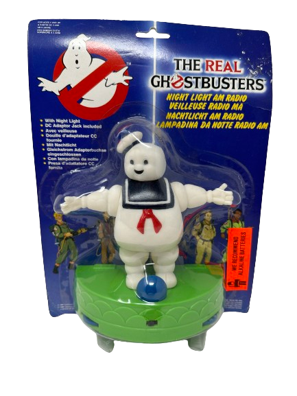 Ghostbusters Vintage Stay Puft AM-FM Radio & Night Light