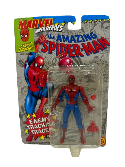 1992 Toy Biz Marvel Superheroes Enemy Tracker Spiderman