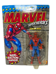 1990 Toy Biz Marvel Superheroes Spiderman Web Suction Hands