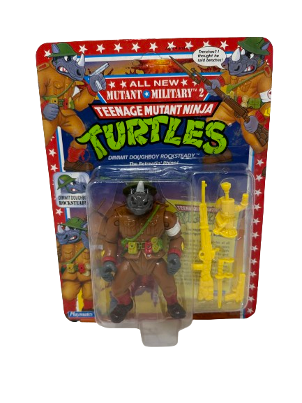 1992 Teenage Mutant Ninja Turtle TMNT Dimwit Doughboy Rocksteady