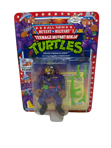 1992 Teenage Mutant Ninja Turtles TMNT Private Porknose Bebop