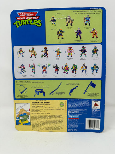 1992 Teenage Mutant Ninja Turtles TMNT Kookie Kavalry Leo